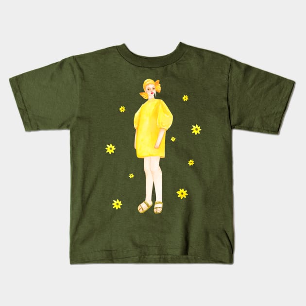 summertime Kids T-Shirt by shoko
